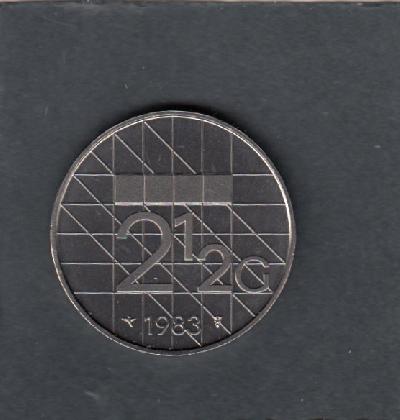 Beschrijving: 2 1/2 Gulden Beatrix